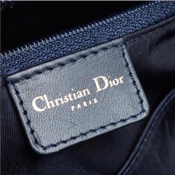 Authentic Dior Diorissimo Canvas and Leather Double Saddle Bowler bag - Picture 4 of 9